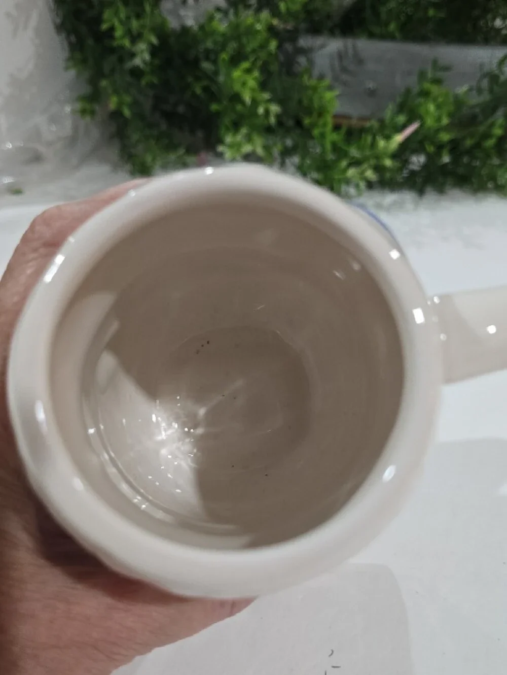 Bay Island White Snowman Mug with Red & Blue Accents Warm Your Heart 5.5